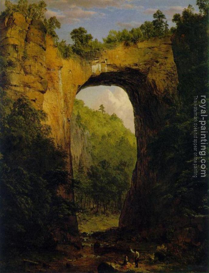 Frederic Edwin Church : The Natural Bridge, Virginia